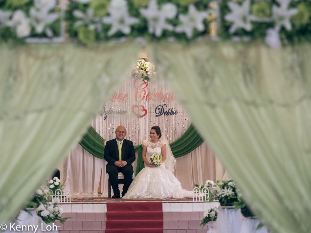 The church wedding of Sylvester & Debbie in Lawas